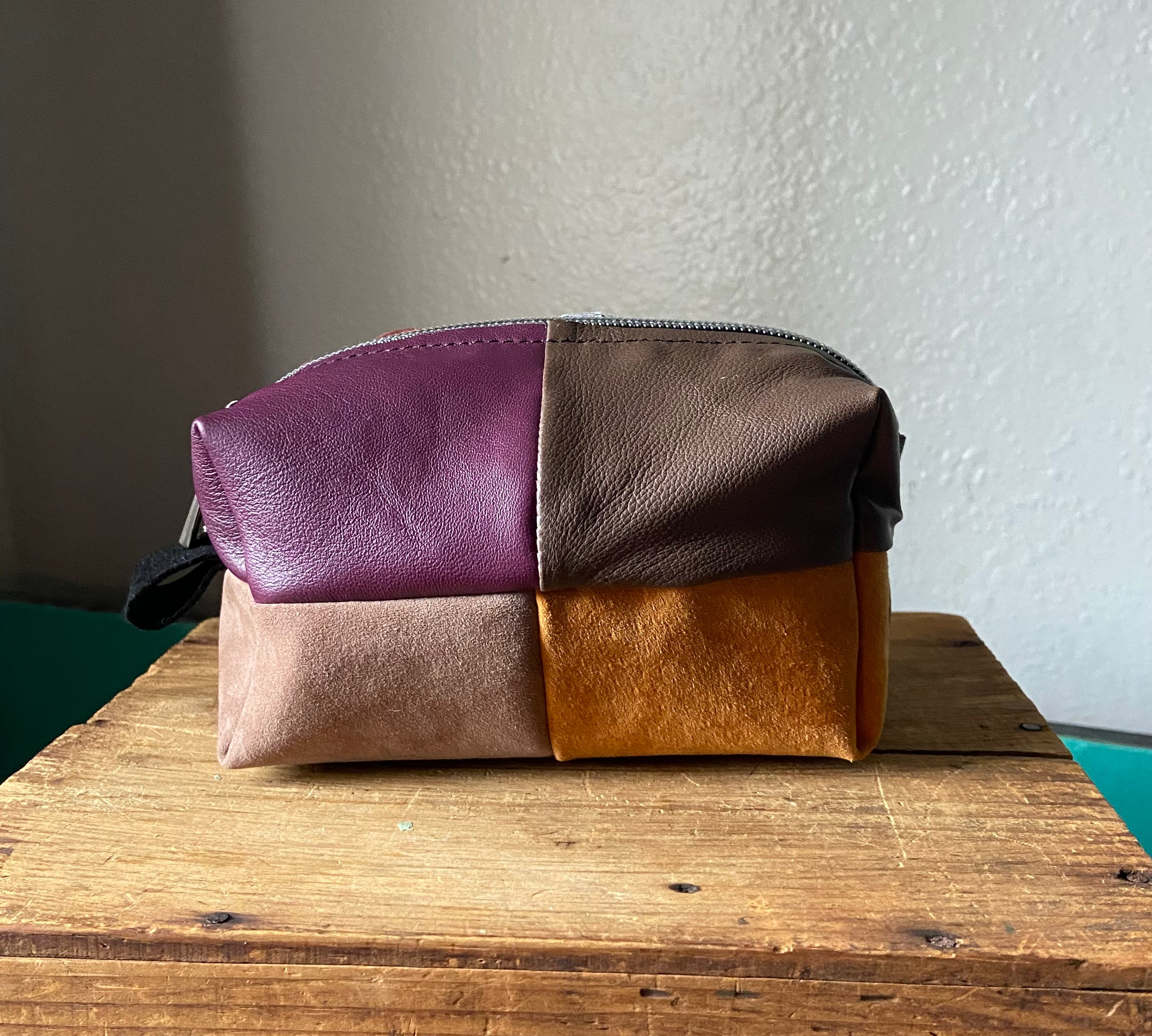 Small Soft Pouch Patchwork Bag
