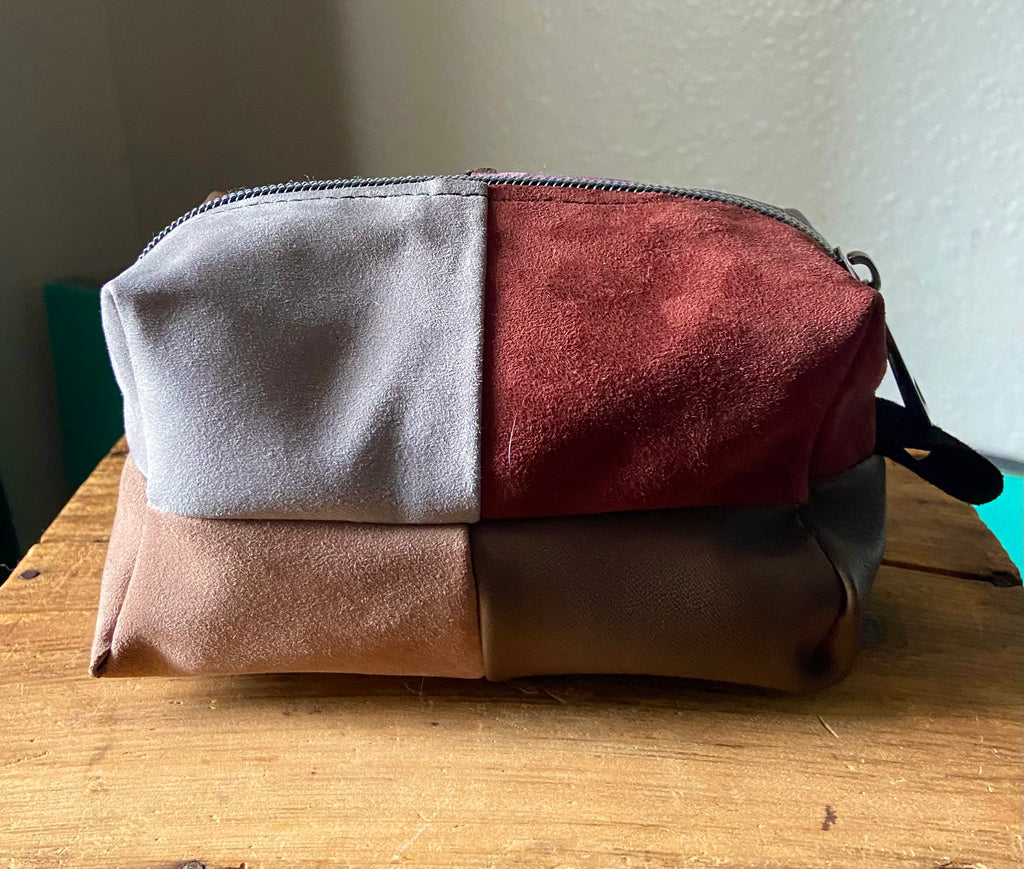 Small Soft Pouch Patchwork Bag