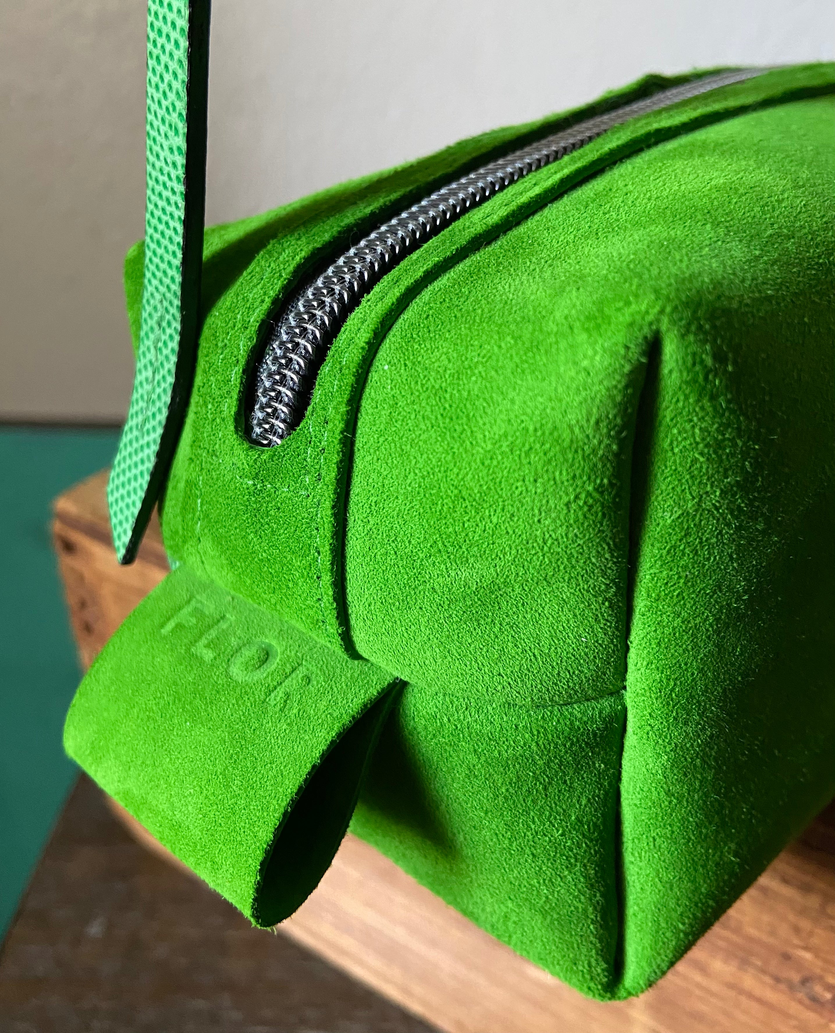 Soft Pouch Patchwork Handle Bag