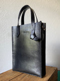 Mini Tie Tote in Black