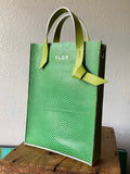 Mini Tie Tote in Karung Snakeskin