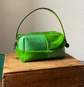 Soft Pouch Patchwork Handle Bag