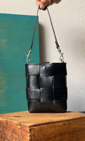 Woven Pochette Shoulder Bag